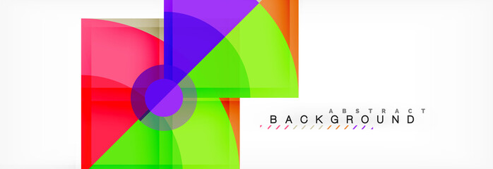 Modern geometric abstract background