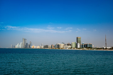 Fototapeta premium Skyline, Abu Dhabi, VAE