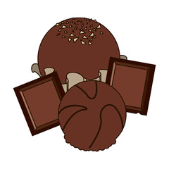 Set of chocolates