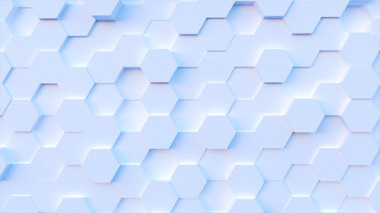 technology hexagon pattern background