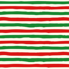 Christmas pattern. Diogonal colored stripes.Seamless pattern. Vector illustration.