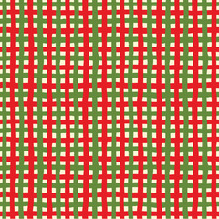 Vector geometric seamless pattern handmade with diagonal grid ...Seamless horizontal christmas Colour Shaded Stripes. Vector illustration.