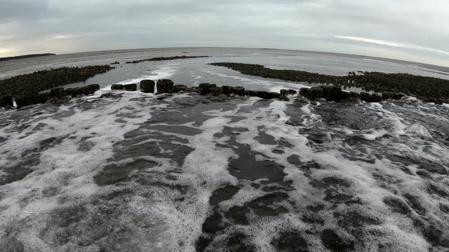 Wattenmeer, Buhne, Gezeiten
