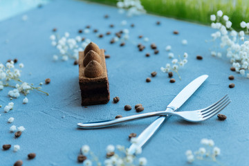 Close up of a beautiful tasty cake