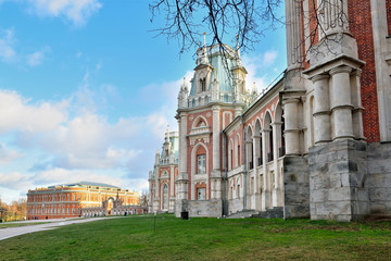  Grand Palace and Bread House in Moscow Museum Park Tsaritsyno