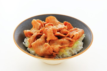 生姜焼き丼