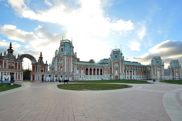 Fototapeta premium Grand Palace in the Moscow Museum Park Tsaritsyno