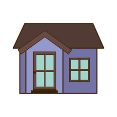 house with front view isolated icon