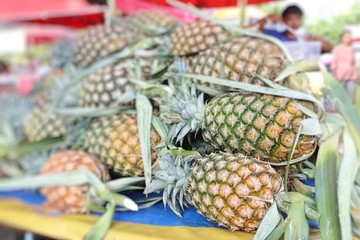 pineapple on street food