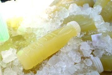 Cane juice with molasses street food