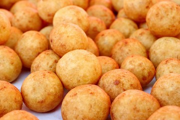 fried sweet potato at street food