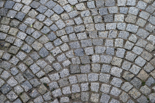 Stra&szlig;enpflaster-Draufsicht