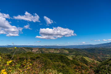 landscape of Guatemalan mountains