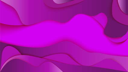 3d paper abstract illustration. Purple background. Vector design layout for banners presentations, flyers, posters and invitations.