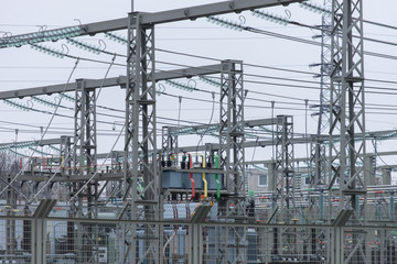 detail of electricity power station