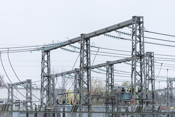 detail of electricity power station