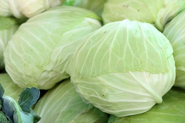 cabbage at the market