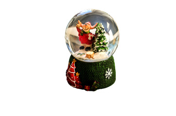 christmas toy on white background