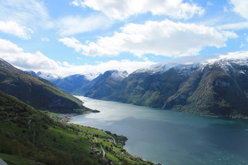 Obraz premium Fiord w Norwegii