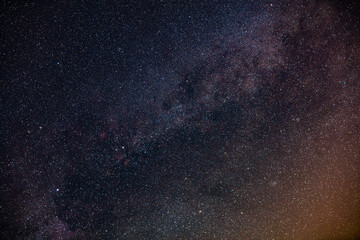 Milky Way stars photographed with wide lens and camera. My astronomy work.
