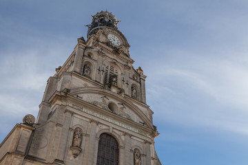 church cathedral in nantes - France.