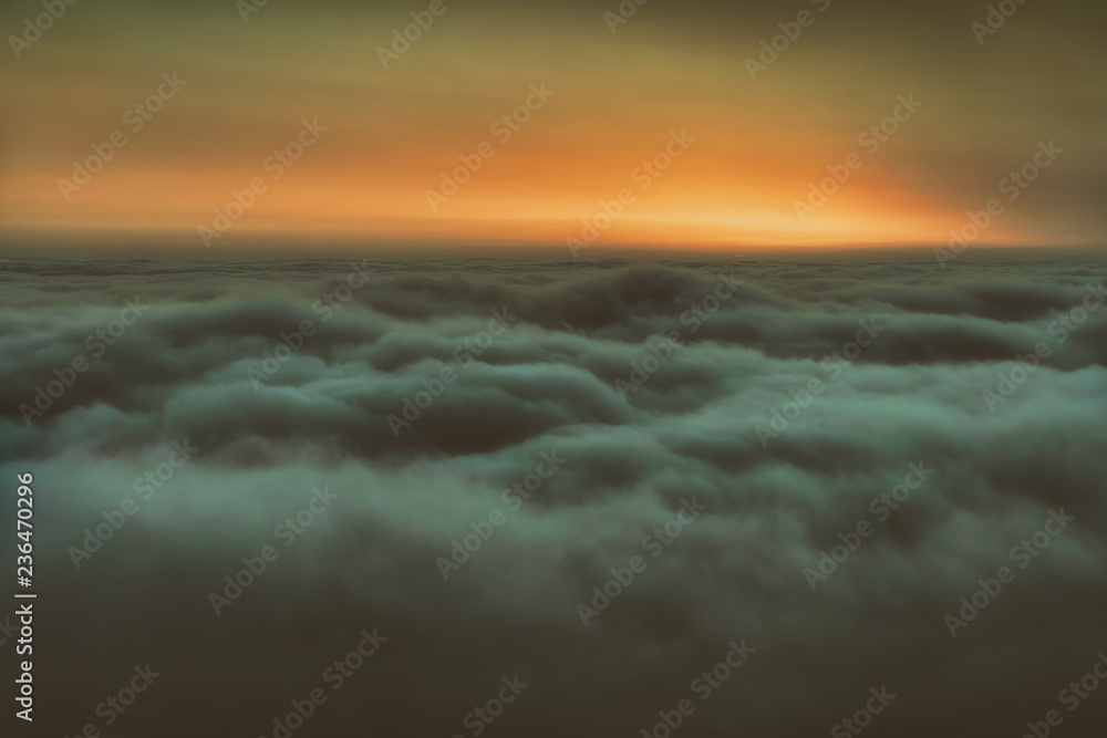 Canvas Prints background of over the clouds