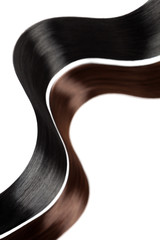 Obraz premium Closeup on luxurious glossy hair