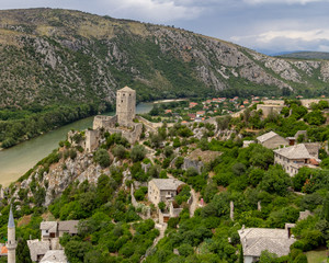 Fototapeta na wymiar Pocitelj Fortress in Bosnia and Herzegovina