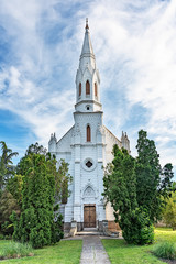 Naklejka premium Zrenjanin, Serbia - May 17, 2018: The Reformed Church (also known as the 