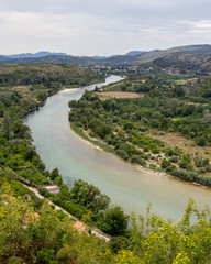 Fototapeta na wymiar Neretva River from Pocitelj Fortress in Bosnia and Herzegovina