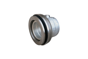 new hydraulic release bearing part of the car clutch on a white background