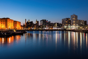 Fototapeta na wymiar Canning Dock in Liverpool