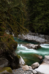 Fototapeta premium Tye River, WA, USA. 