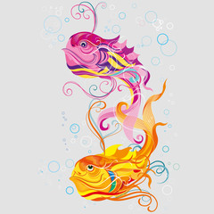 Zodiac sign, Pisces.