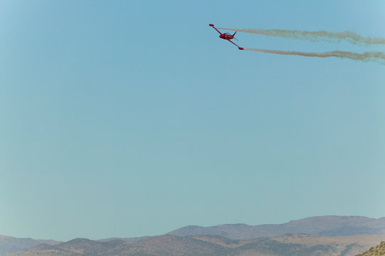 airshow flight demonstration T-33 Red Bird Reno Air Races