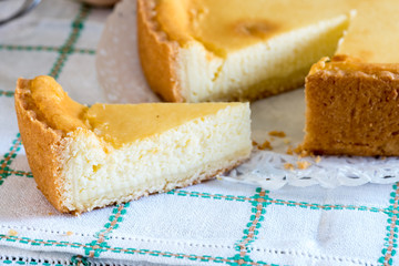 Tasty cheesecake home made