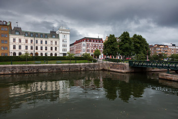 Fototapeta na wymiar Panorama of Malmo