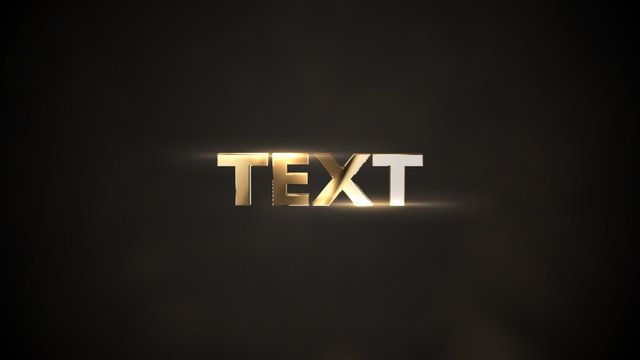 3D Promo Text