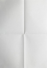 paper folded in four
