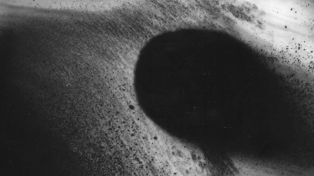 Abstract ink background. Marble style. Black paint stroke texture on white paper. Wallpaper for web and game design. Grunge mud art. Macro image of pen juice. Dark Smear.