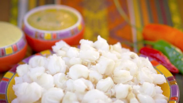 White corn from South America