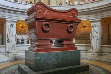 05.04.2008, Paris, France. The sarcophagus of Napoleon Bonaparte in The National Residence of the...
