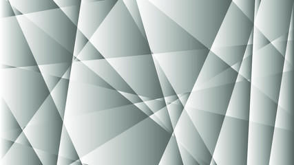 Abstract colorless background with gray and white gradient. Vector illustration with broken glass optics