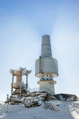 former military post on the Schneeberg hill in Bavaria