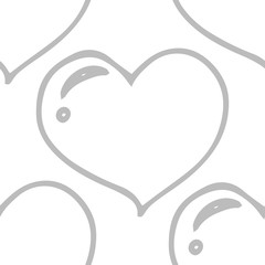 Valentine's Day seamless pattern heart