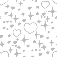 Valentine's Day seamless pattern heart