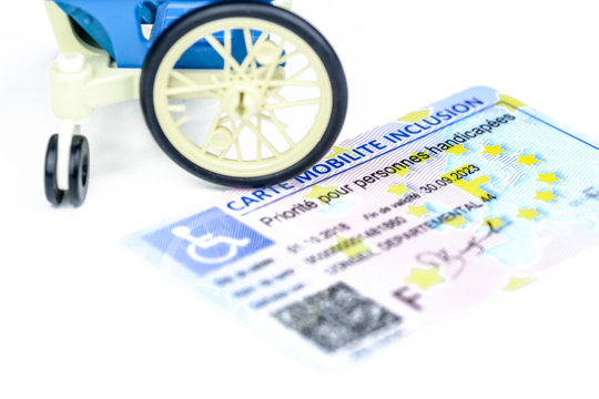 CMI (carte mobilit&eacute; inclusion) et fauteuil