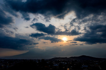 atardecer