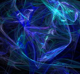 Abstract computer generated fractal background.Swirl