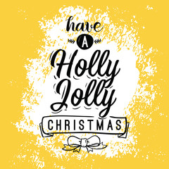 Fototapeta premium Merry Christmas typography.